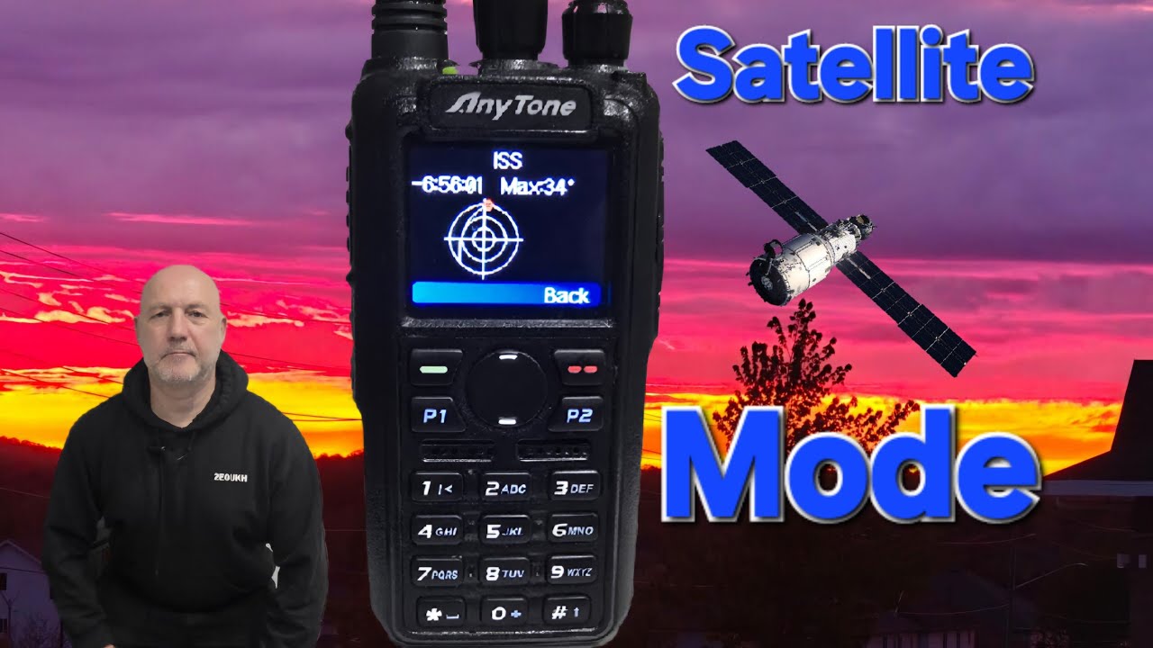 Anytone 878 Автоматический спутниковый режим — вот это да!