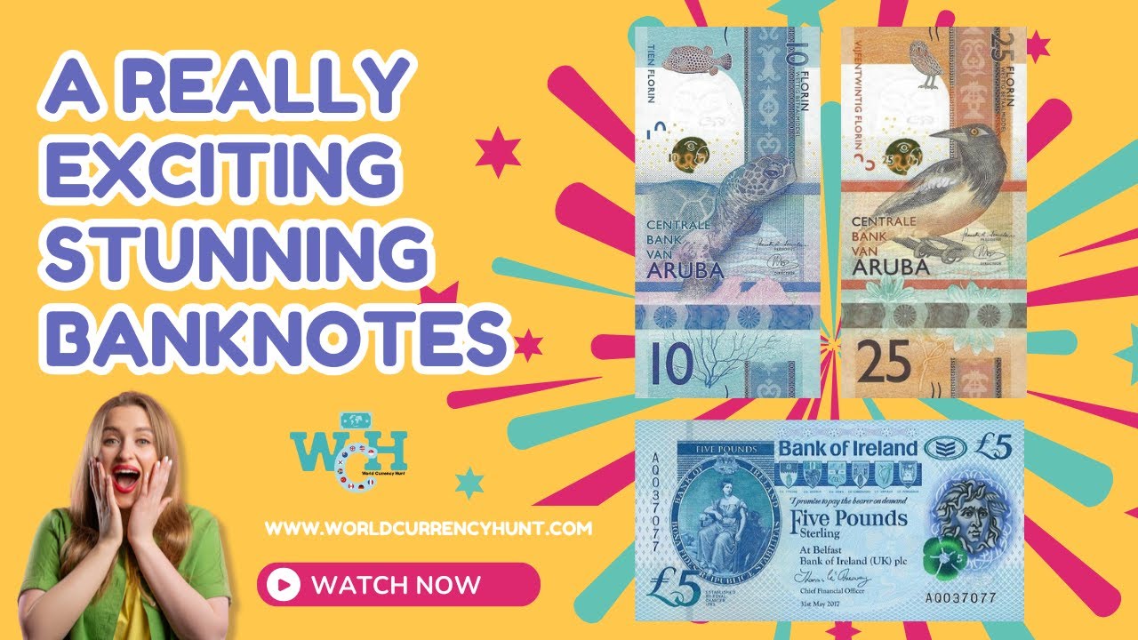 A Really Exciting Stunning Banknotes - A Blast From The Past Currency Collection of Polymer Money