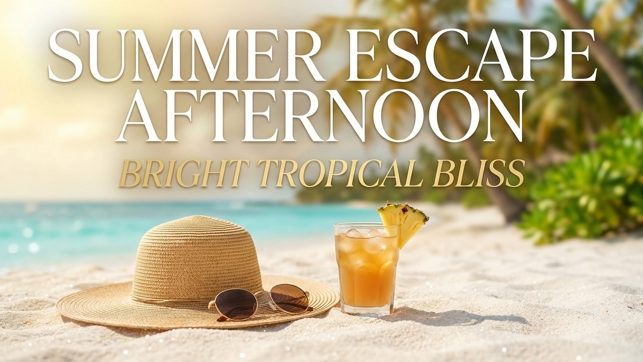 Summer Escape Afternoon ☀️🏝️ - Bright Tropical Bliss