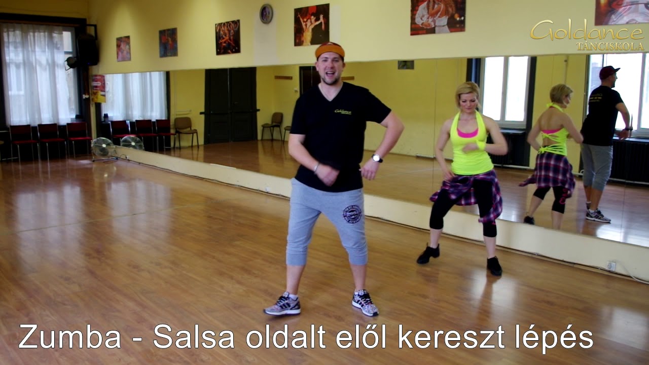 Figurák 1 percben - Zumba: Salsa oldalt lépés