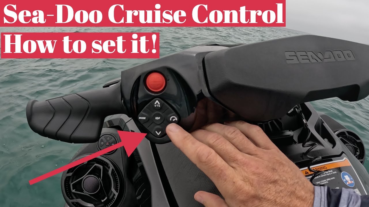 Как настроить и использовать круиз-контроль Sea-Doo и медленный режим. @Seadoo