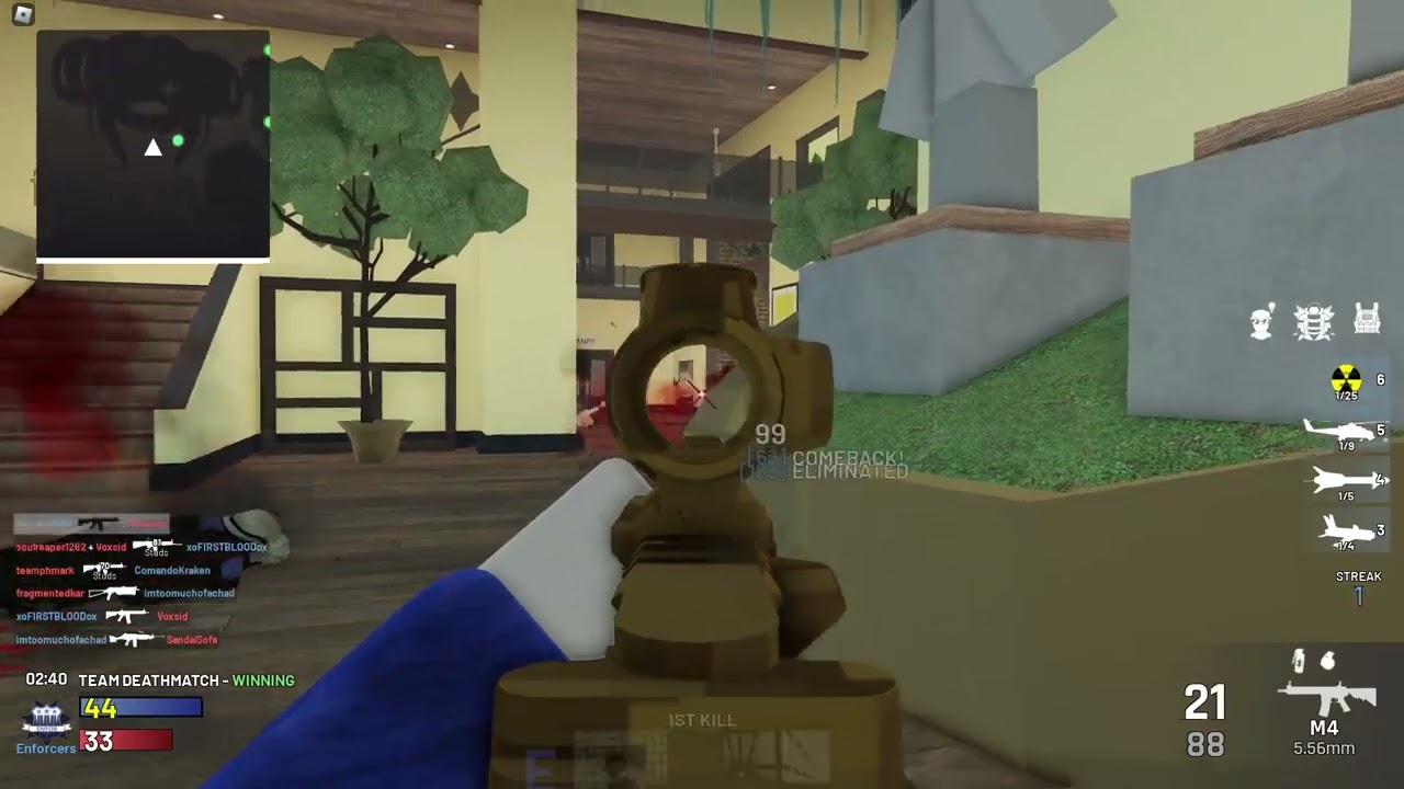 Dominating in roblox enforment