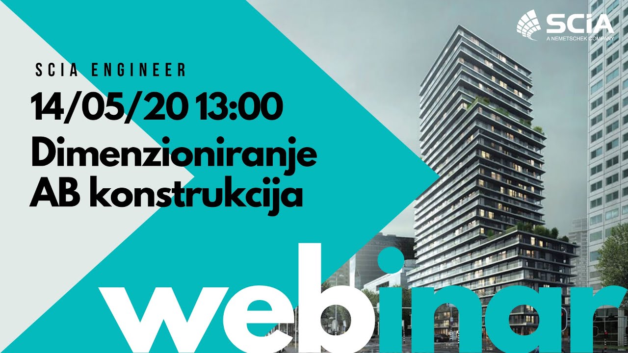 SCIA 01 - Dimenzioniranje AB Konstrukcija