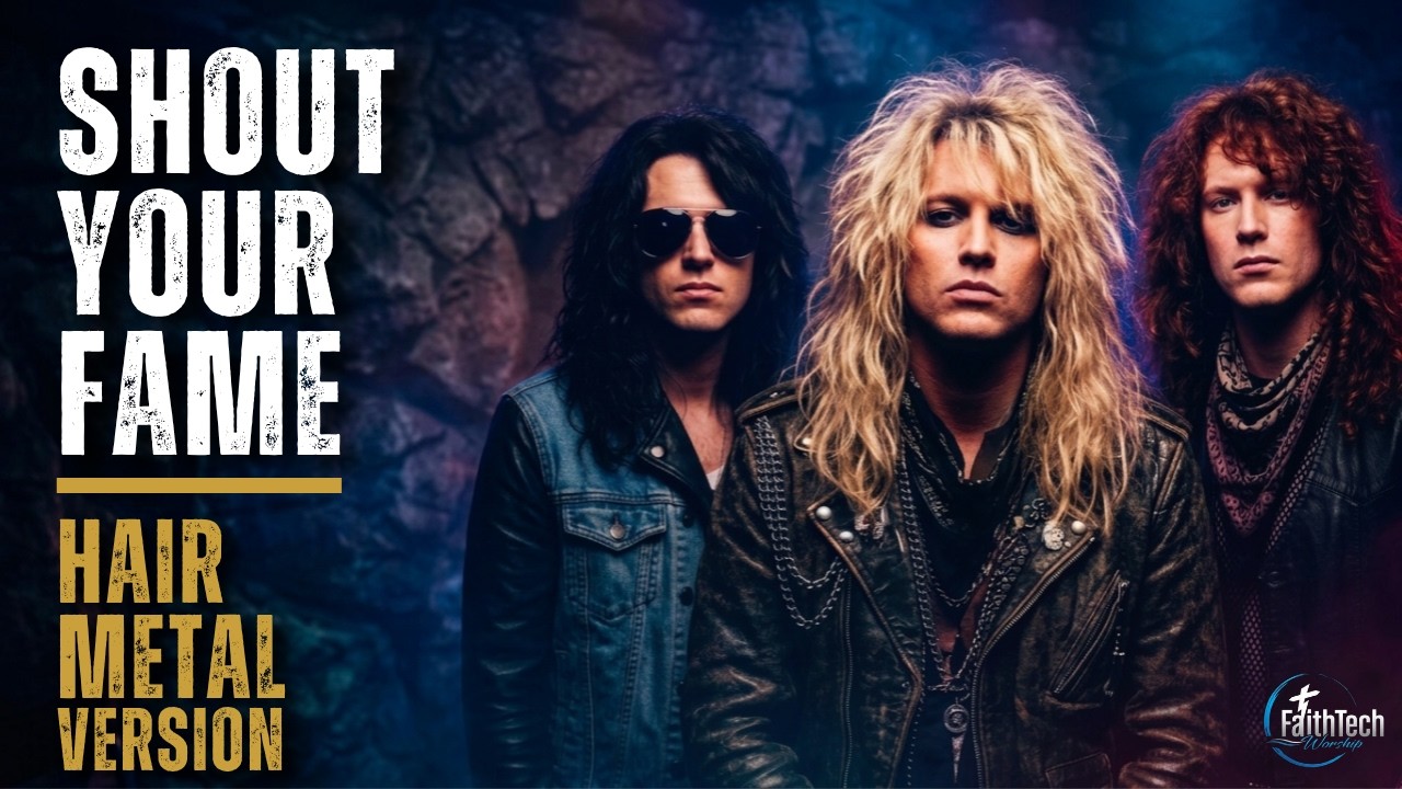 Shout Your Fame - Hillsong Worship (Hair Metal Version)