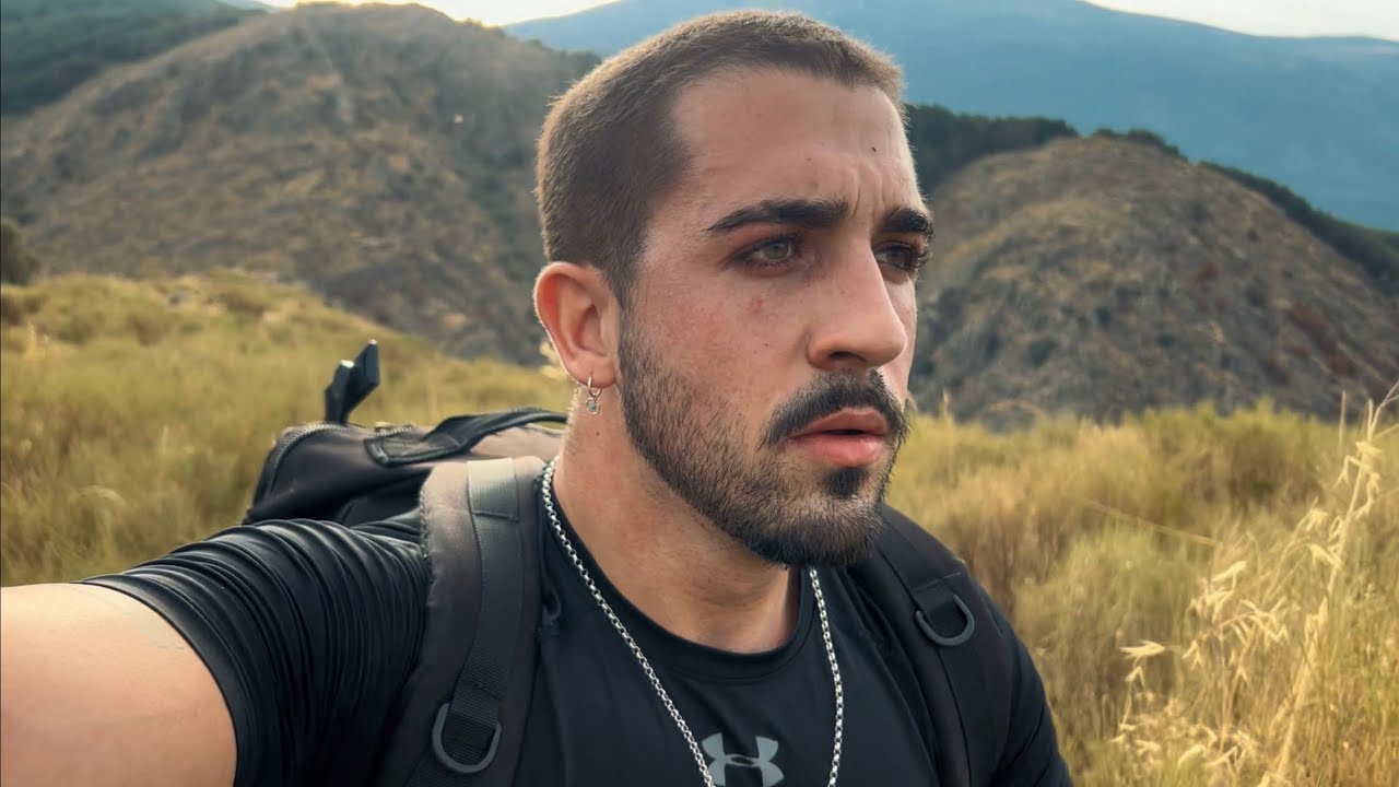 Un día solo en la montaña 