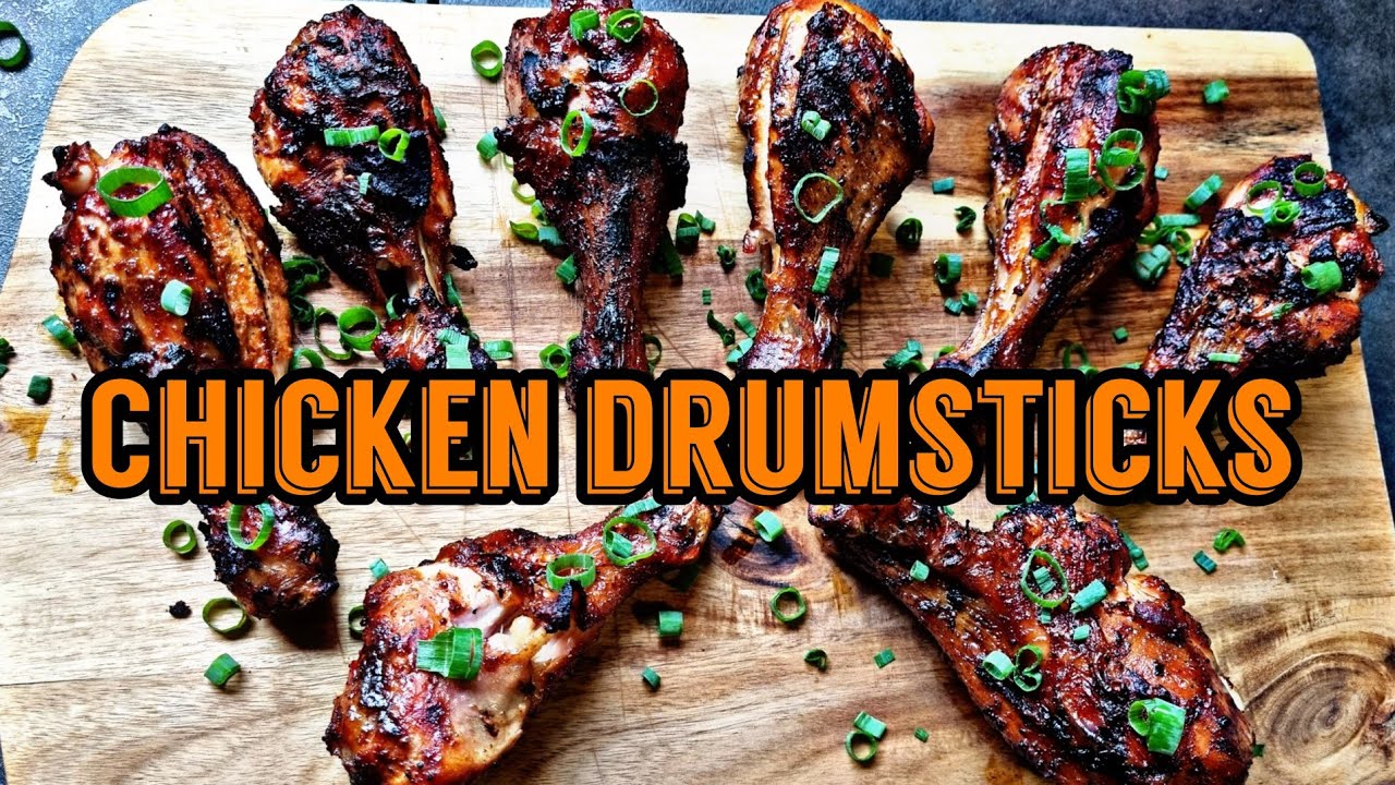 Chicken drumsticks on the Chargriller Akorn