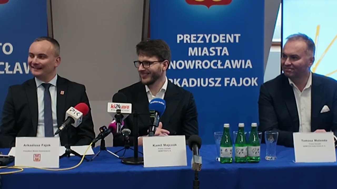 Konferencja dot. inicjatyw przygotowanych wspólnie przez Miasto Inowrocław, QEMETICĘ oraz PreZero