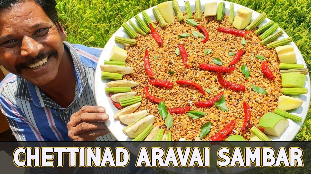 பாண்டியன் வீட்டில் செட்டிநாடு அரவை சாம்பார் | CHETTINAD ARAVAI SAMBAR | PARAMBARIYA SAMAYAL
