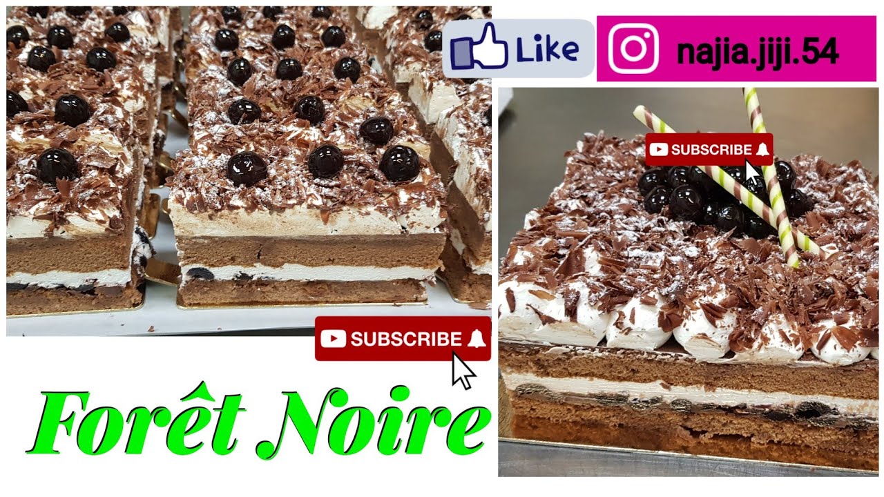 La Forêt Noire - recette par chef najia 🥰🥰
