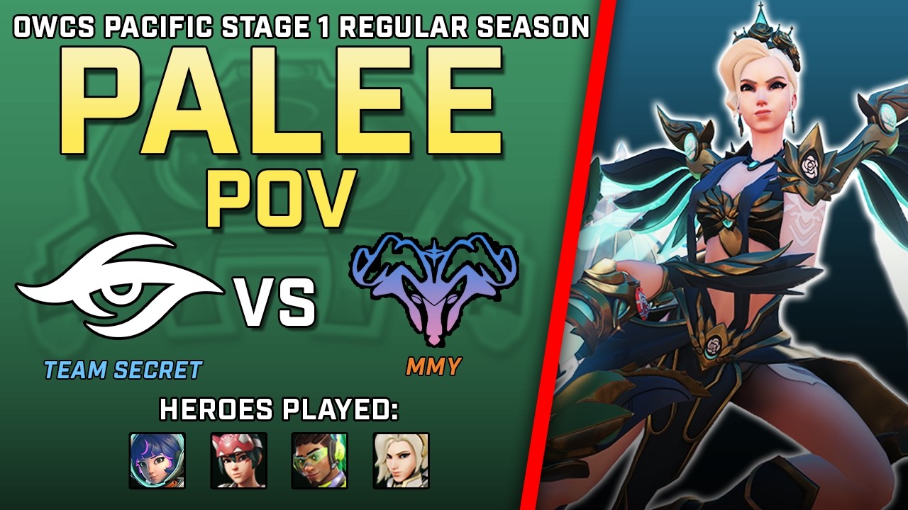 [ PaLee ] MERCY Gameplay?! | Team Secret vs MMY | OWCS Pacific Stage 1