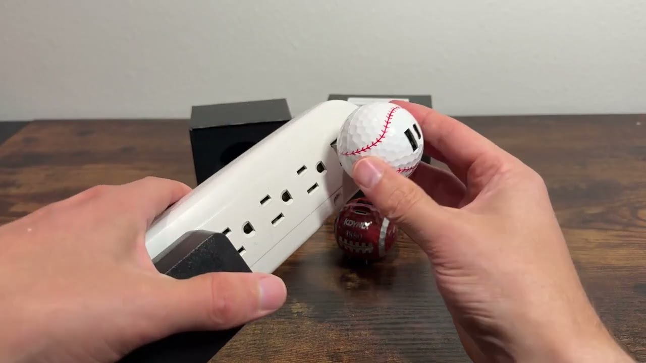 Creative Golf Ball Type C Wall Charger, Awesome For Sports Fans!! Very Cool Golf Ball Chargers!