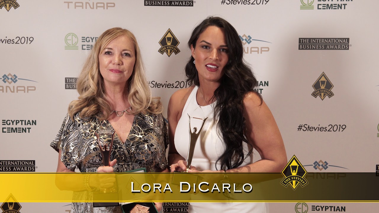 Lora DiCarlo wins a Stevie&reg; Award in The 2019 International Business Awards