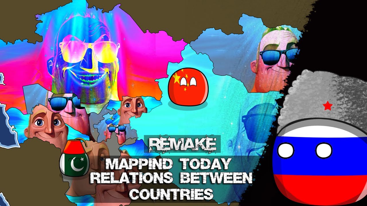 Mapping Today Asia (REMAKE - Relations between Countries - RUSSIA) - Mr Incredible canny/Un P/92