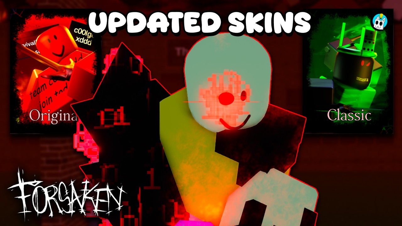 EVERY UPDATED CLASSIC SKIN IN FORSAKEN'S AZURE UPDATE (Roblox Forsaken)