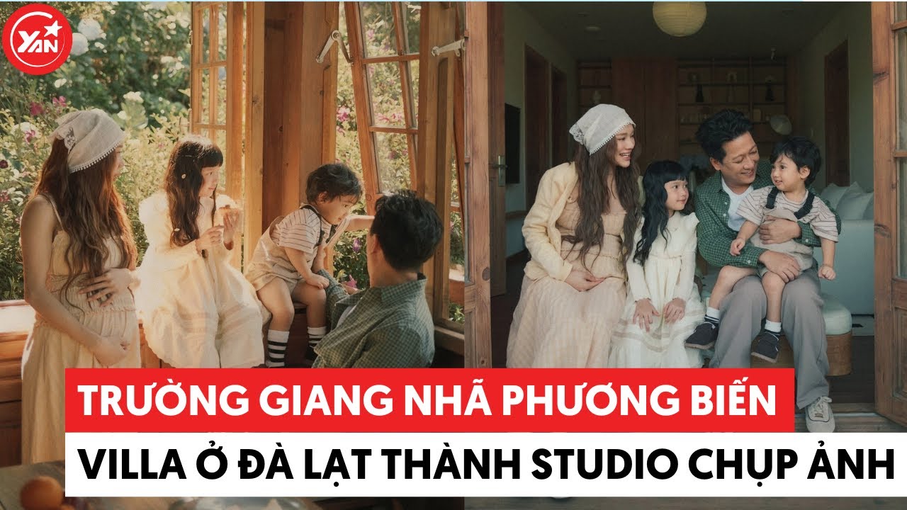 Trường Giang - Nhã Phương biến villa 110 m2 ở Đà Lạt thành studio chụp ảnh #truonggiang #nhaphuong