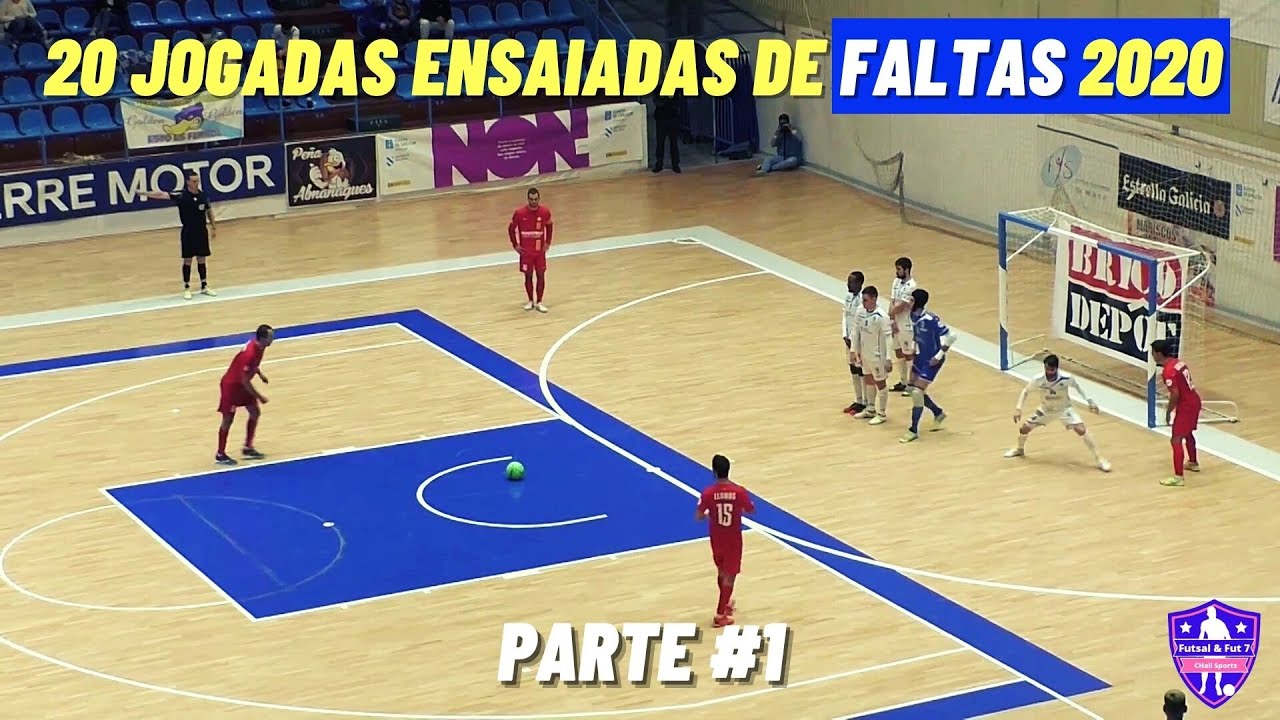 CONFIRA 20 Jogadas Ensaiadas de Faltas Infalíveis no Futsal (Parte 1 + Dicas)