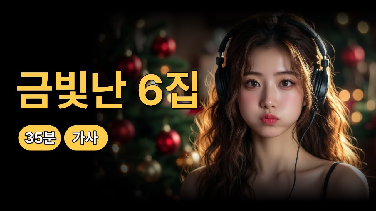 [금빛난 6집] 혼자 있는 밤에 듣기 좋은 잔잔한 플레이리스트 (35분) | 가사