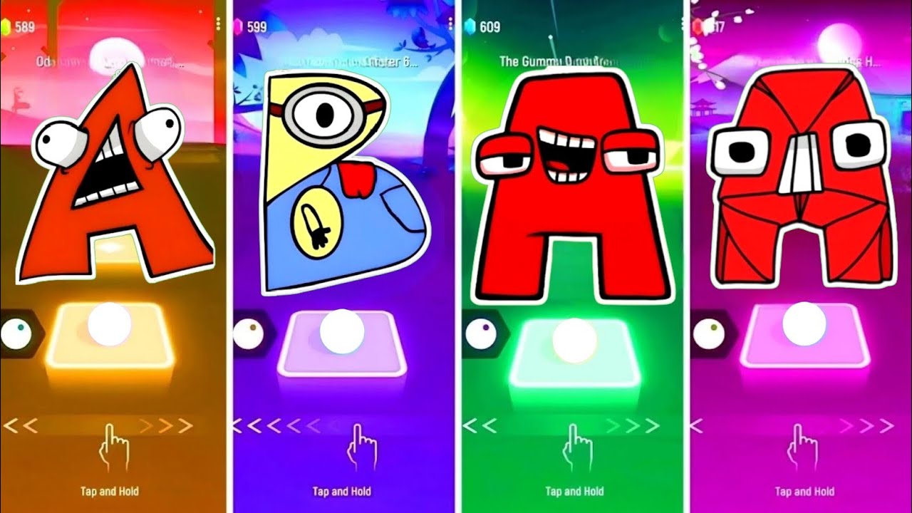 Banana Alphabet Lore - A 🆚 B 🆚 Red Alphabet Lore Designs - A. 🎶 Who Is Best?🎵 Tell We? 😍