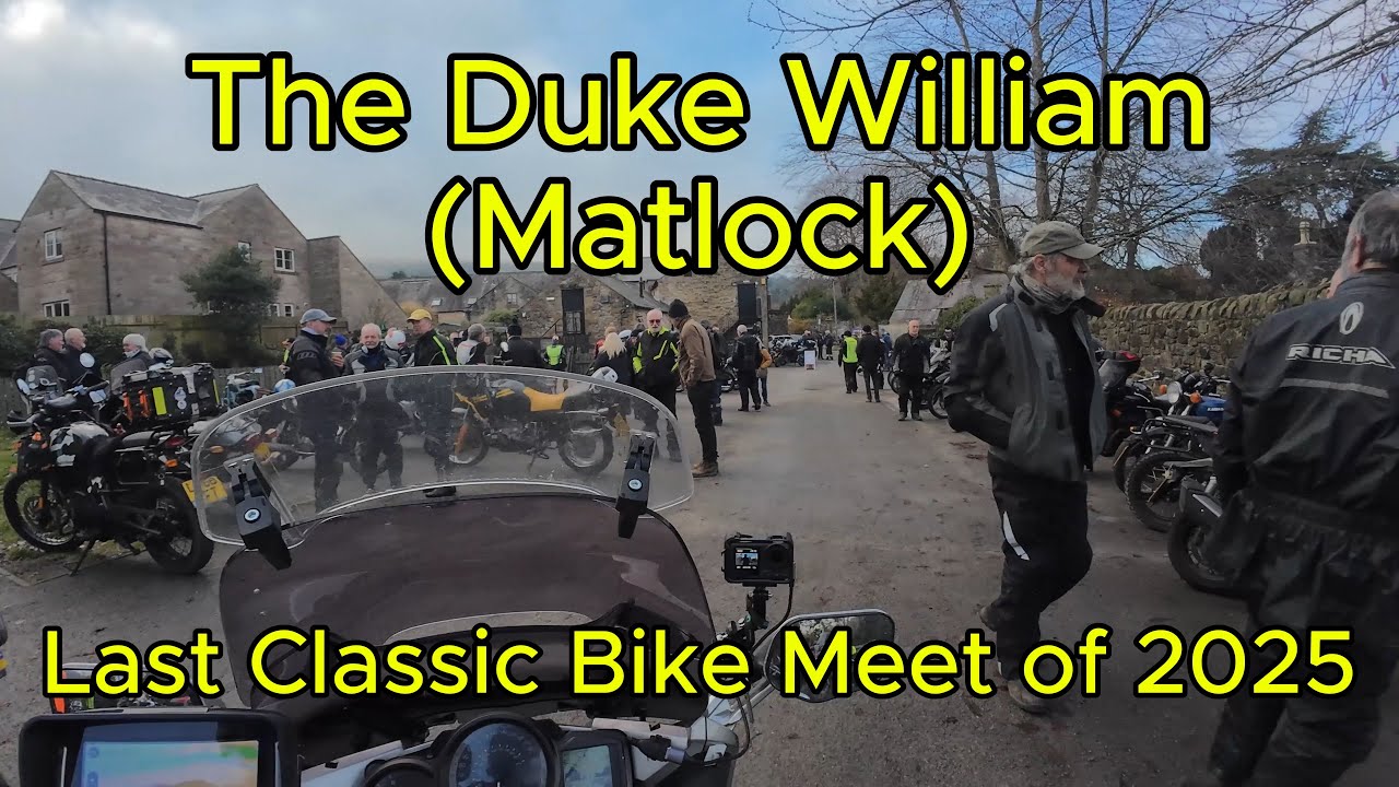 Последняя встреча Classic Bike Meet в 2025 году в Duke William (Мэтлок)