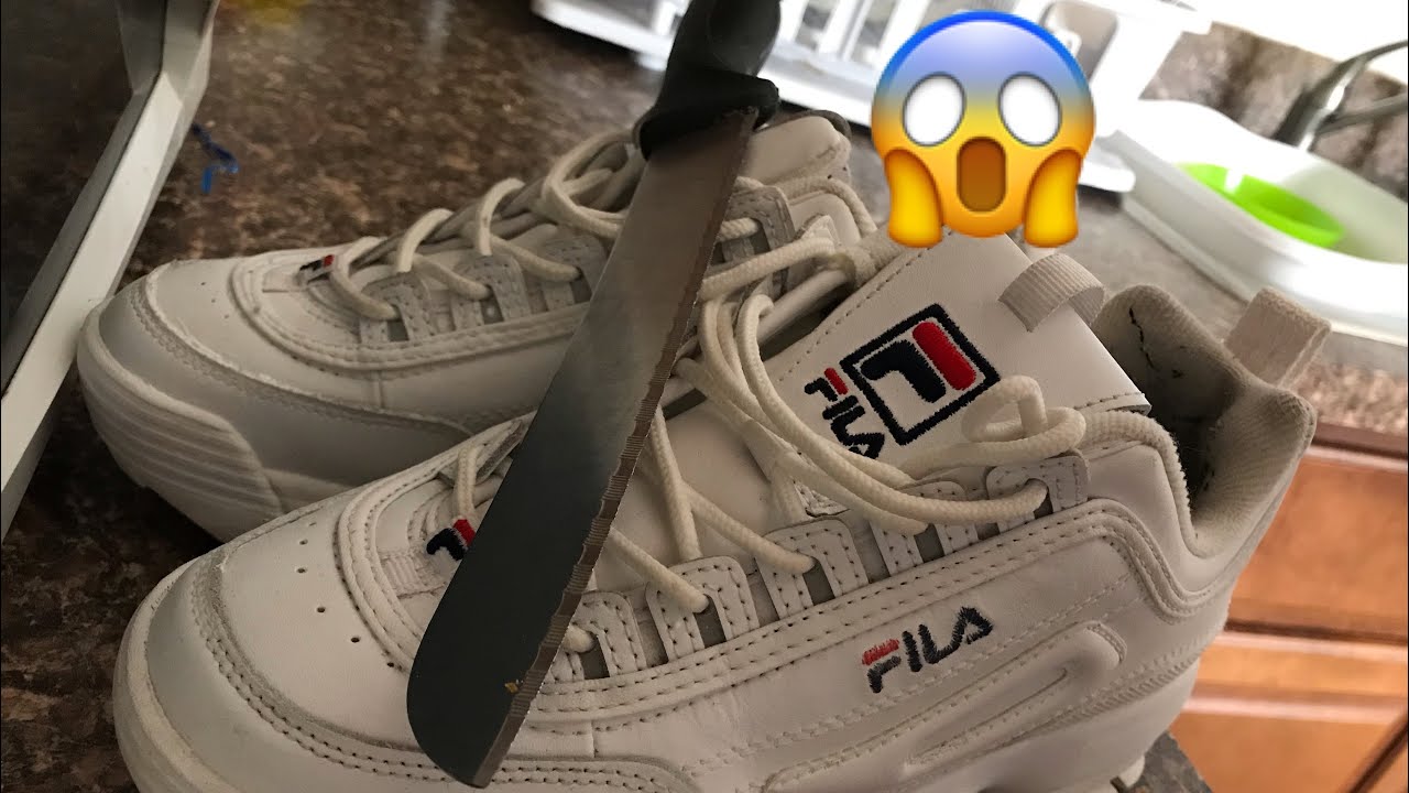 DESTROYING GIRLFRIENDS SHOES PRANK!!