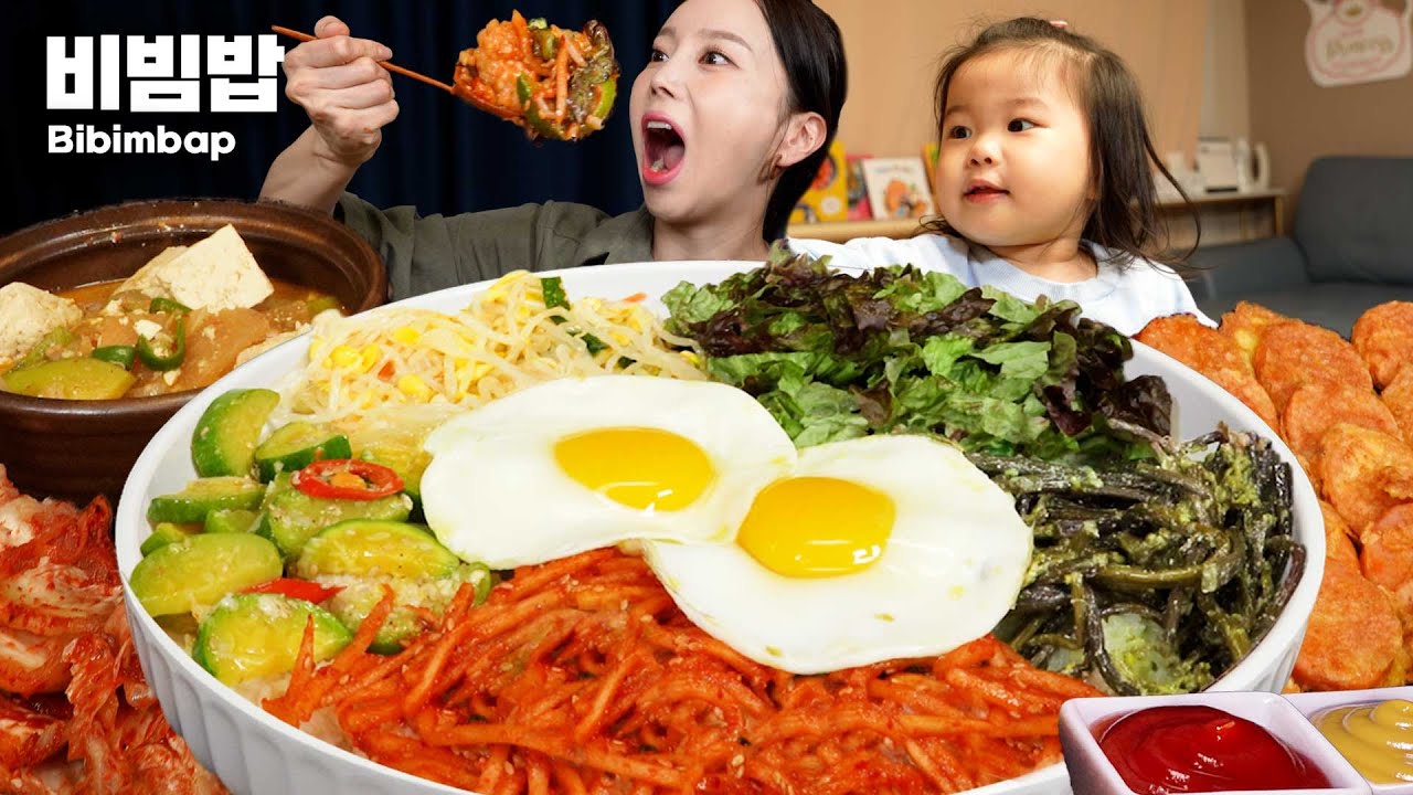 [Mukbang ASMR] Last Meal Before Birth! Bibimbap Korean Home Food Ssoyoung