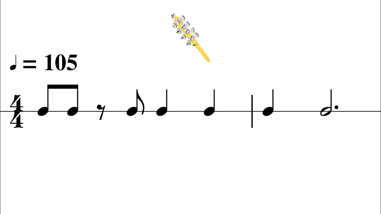 🎄 A rhythm reading exercise, but with sleigh bells 🎅 🎄