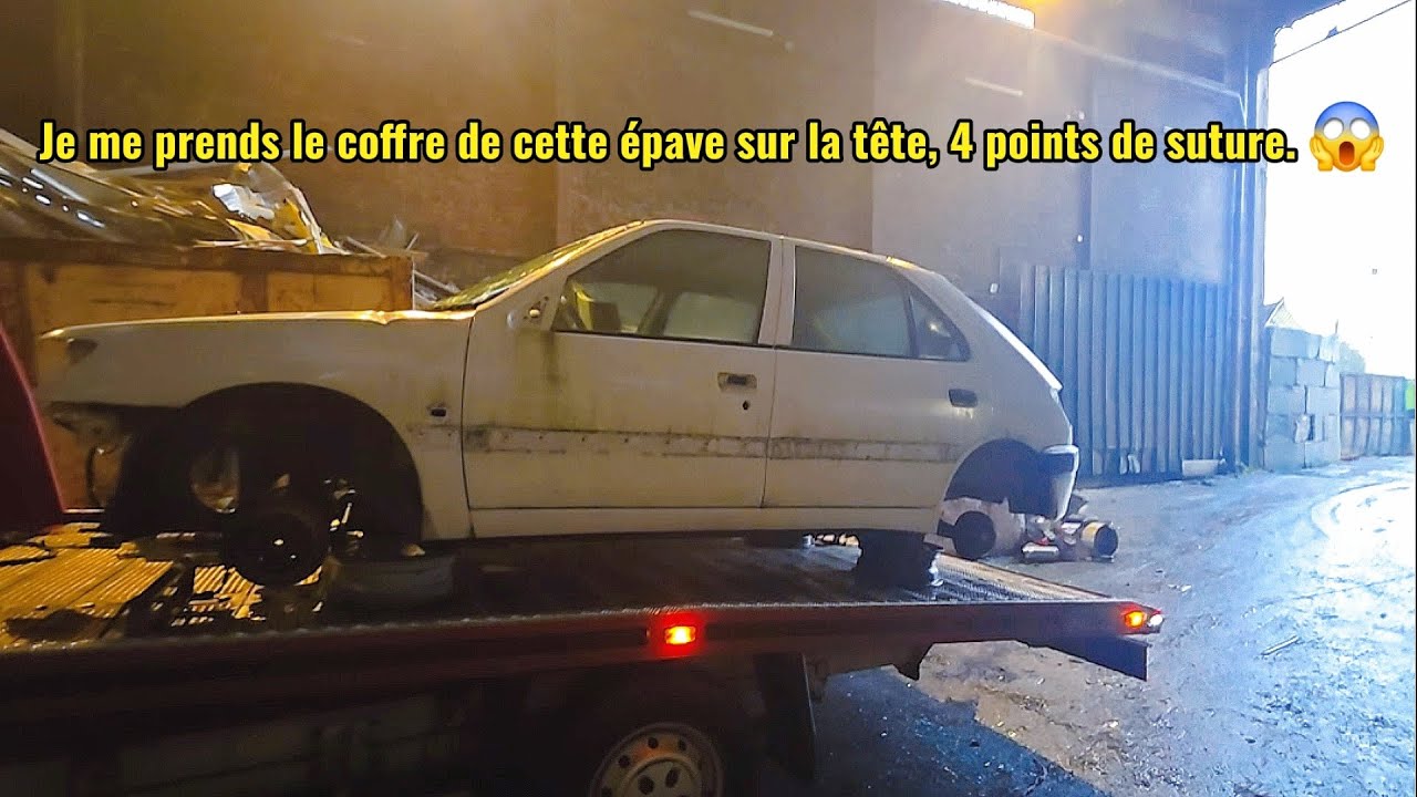 Je me blesse avec une épave ! 
