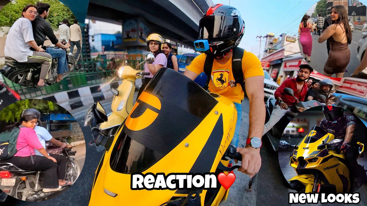Loudest Kawasaki Zx10r Reaction | Yellow Kawasaki Zx10r One in India #kawasaki #zx10r #loudest