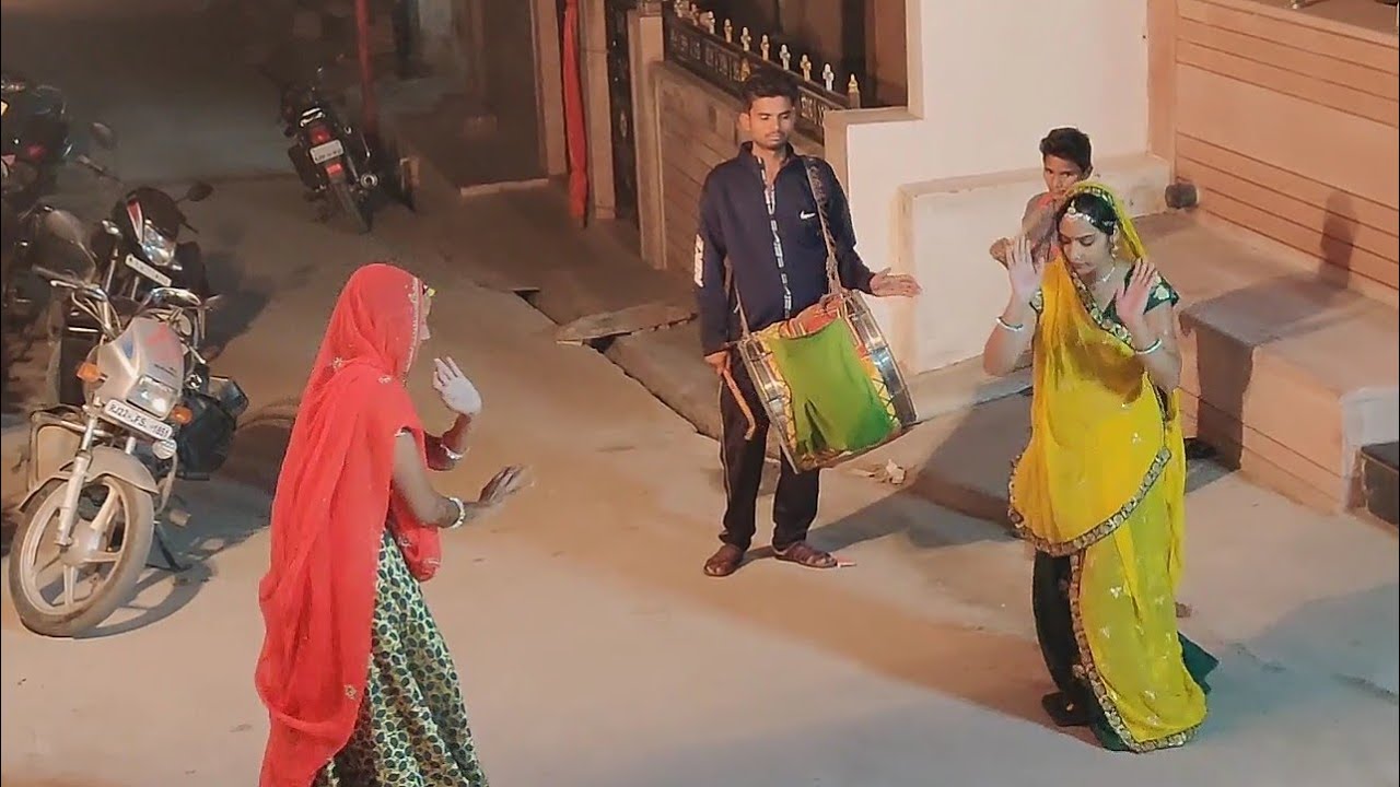 Pali rajasthani dhol thali dance video !!dhol thali ka dance