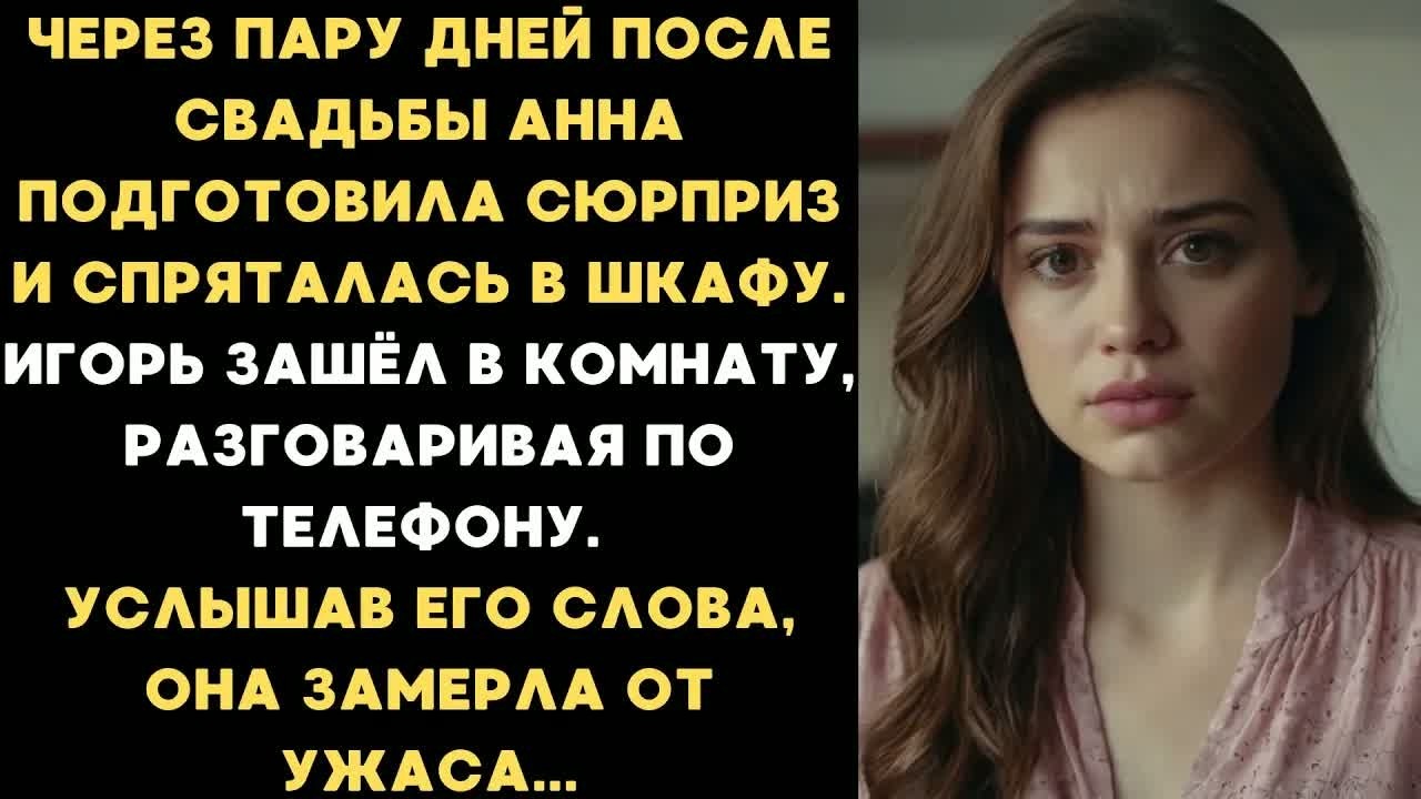 Спряталась в шкафу, чтобы сделать мужу сюрприз, случайно услышала его разговор по телефону и замерла