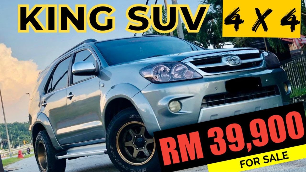 SUV TOYOTA FORTUNER 4X4 2.7 AUTO REVIEW |  KESELESAAN JALAN di BANDAR dan jalan kampung OFFROAD