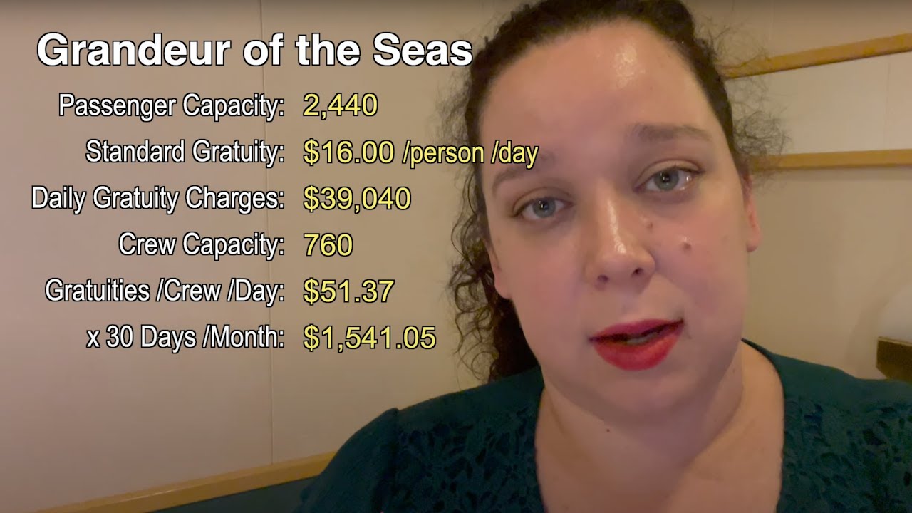 Cruise Ship Gratuities - Let's Do Some Simple Math. This Is Illegal In America.
