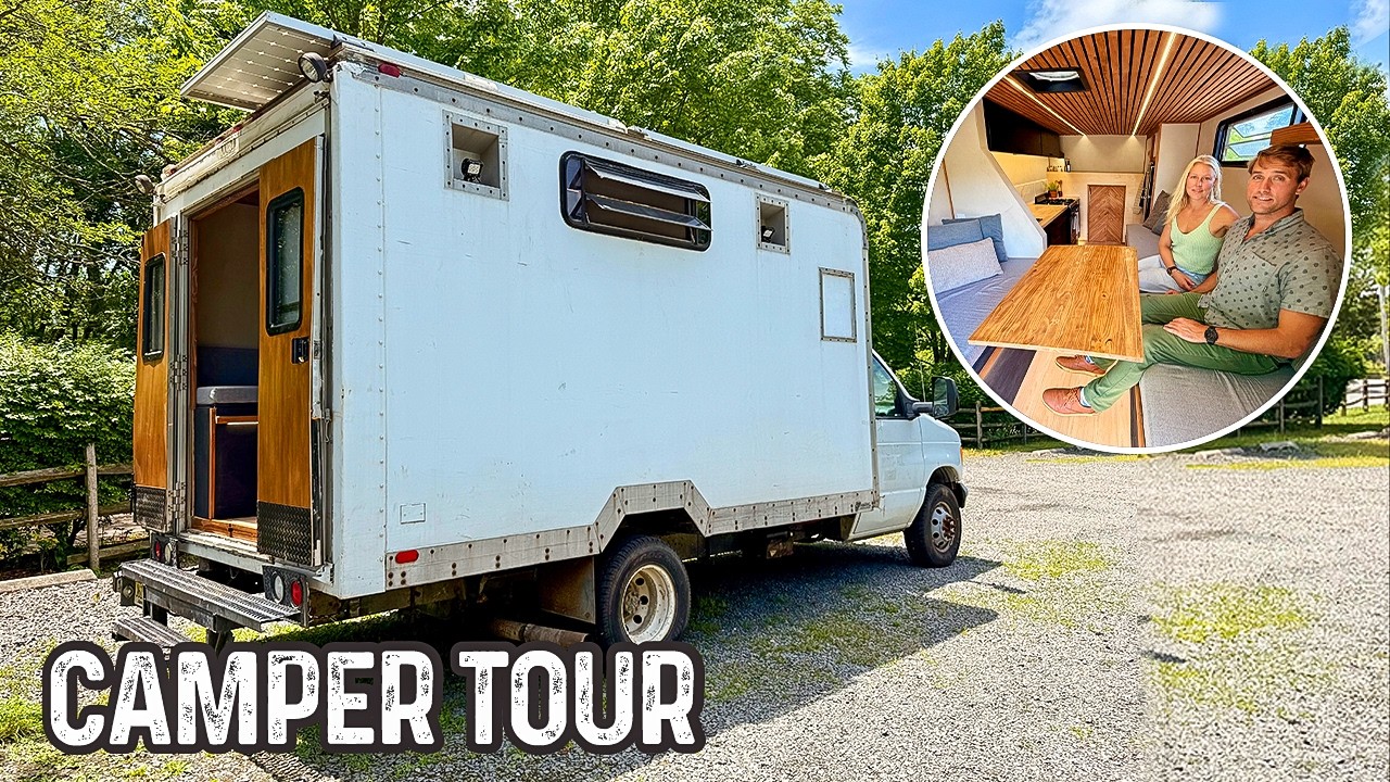 They Turned a Box Truck into an Off-Grid Tiny Home! (Full Tour)