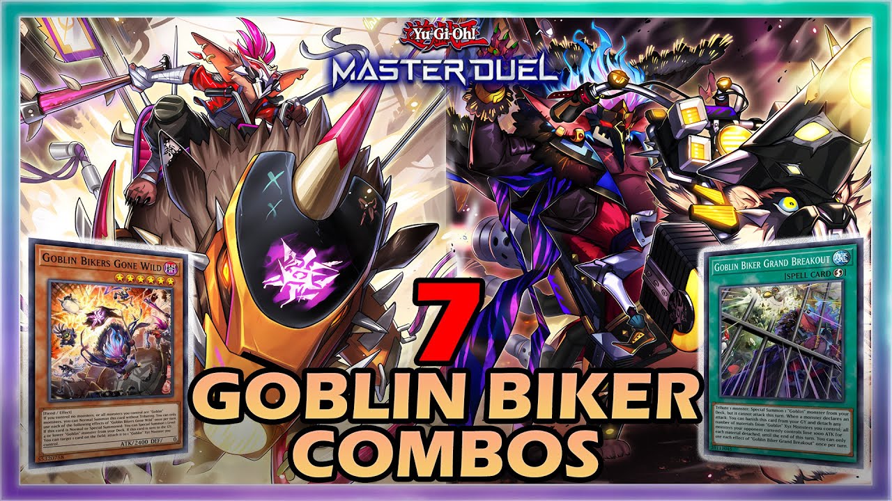 7 GOBLIN BIKER MUST KNOW COMBOS FT. NEW SUPPORT IN YUGIOH MASTER DUEL