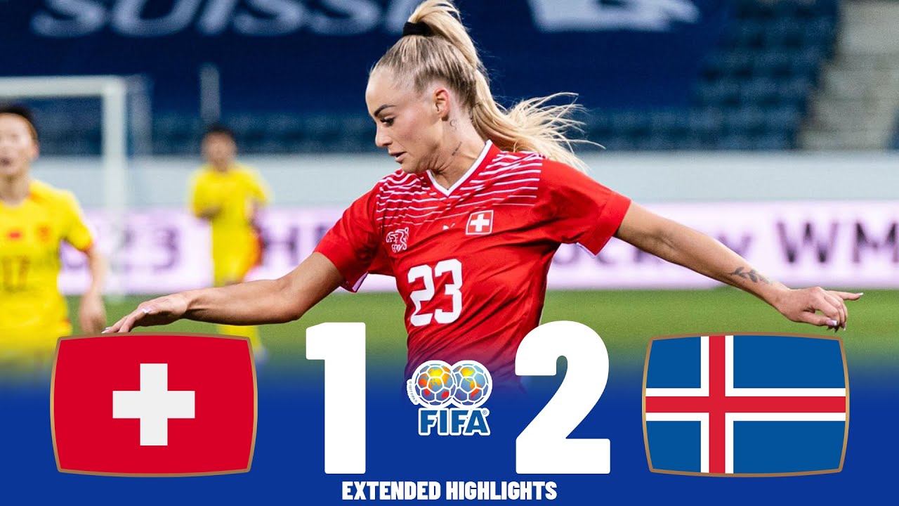 Switzerland vs Iceland | Highlights | Women's International Friendly 11-04-2023