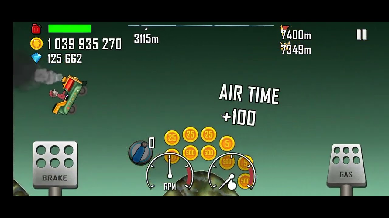 Hill Climb Racing: Kiddie Express - Alien Planet 7852m