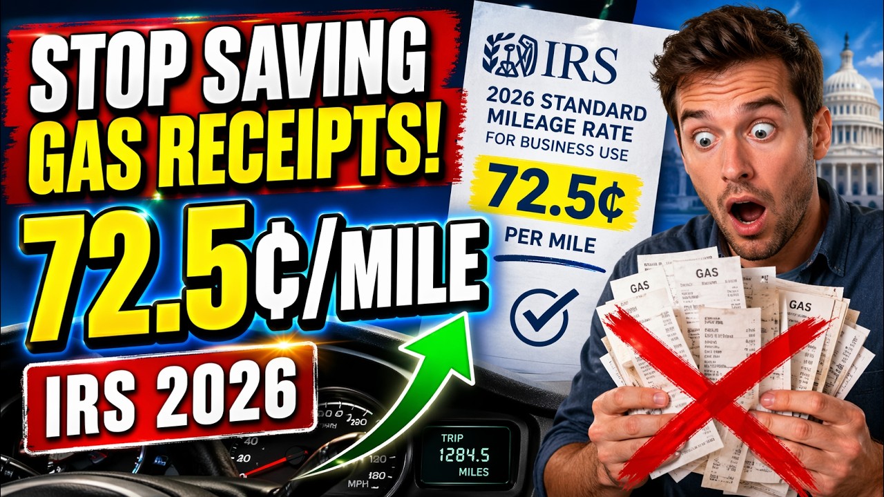 Stop Saving Gas Receipts! IRS Mileage Rate 2026 Guide