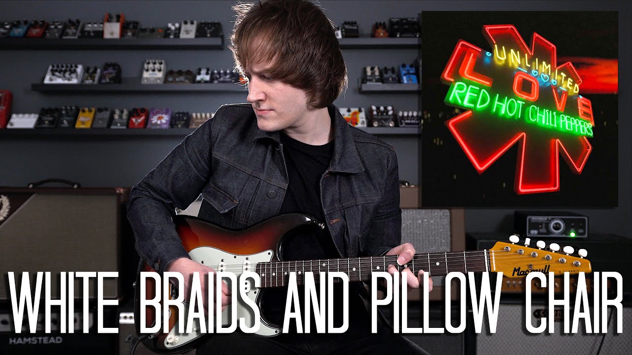 White Braids & Pillow Chair - Red Hot Chili Peppers Cover