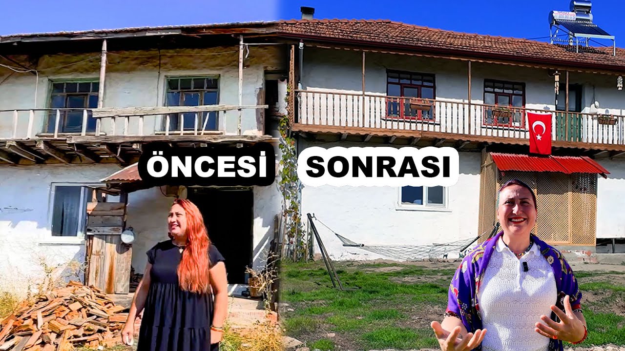 İstanbul'dan Kaçtı!🏠 | Balıkesir'de 900 Bin TL'ye Aldığı Eski Köy Evini Restore Etti