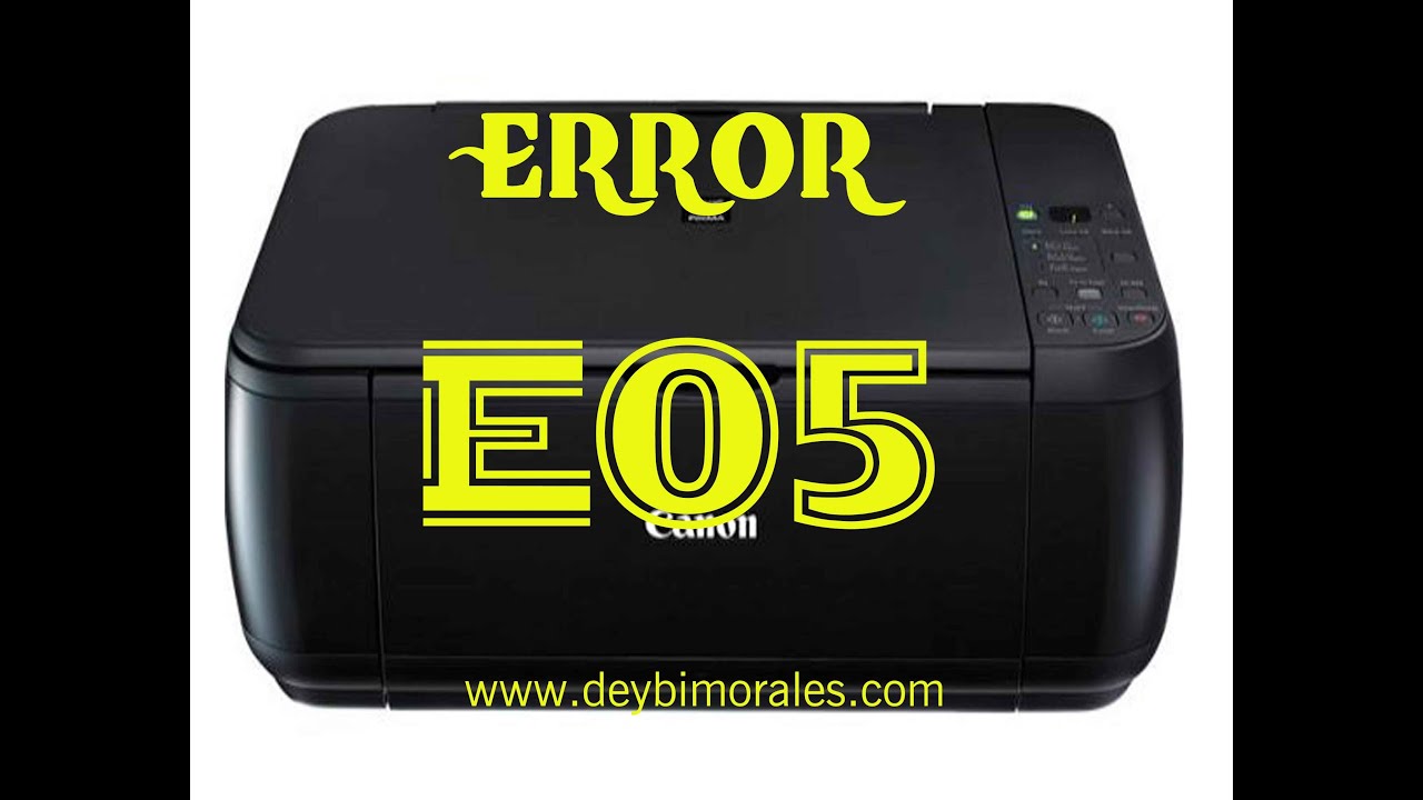 Error E05 solucion  impresora canon MP280 parte 1
