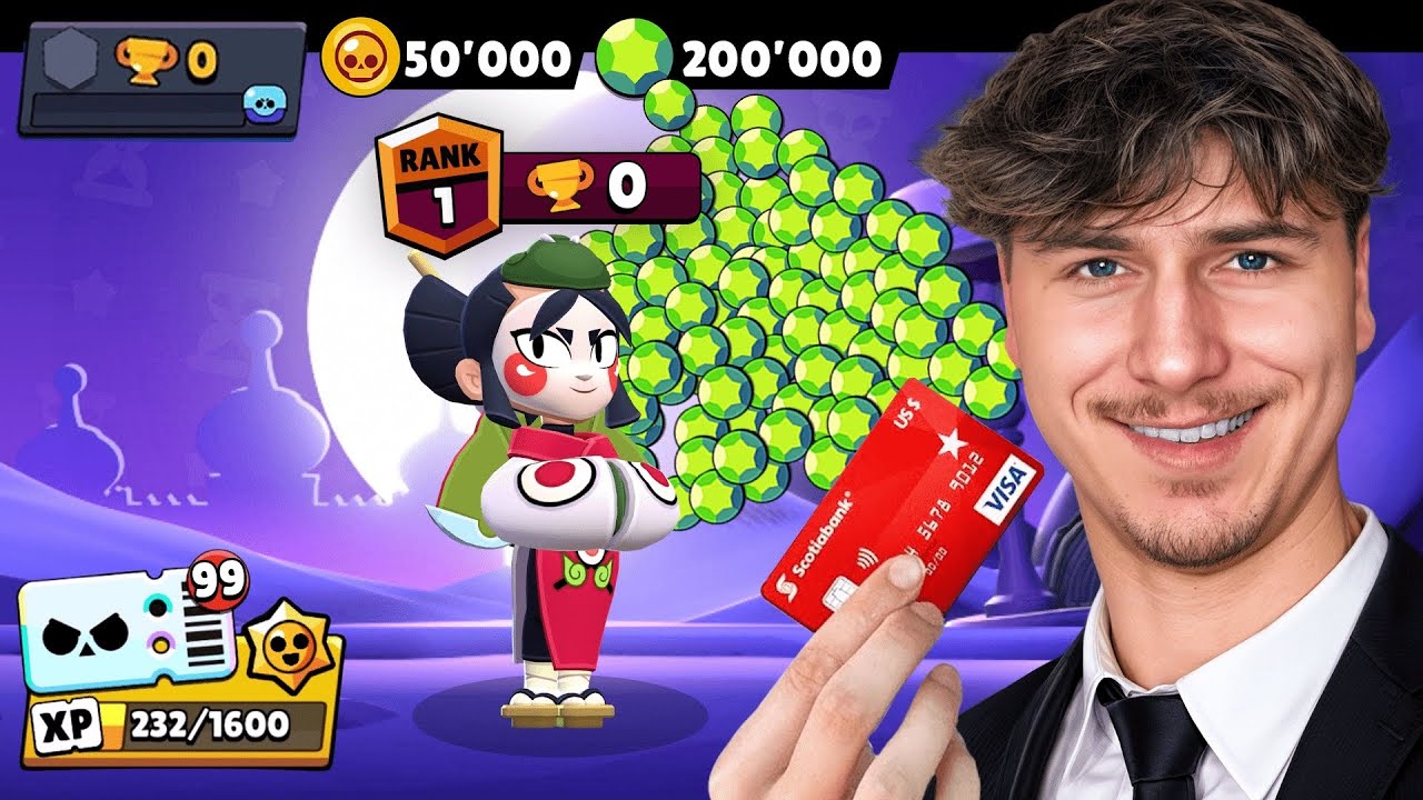 JOUER À BRAWL STARS EN ÉTANT MULTI-MILLIONAIRE !! (Dinguerie)