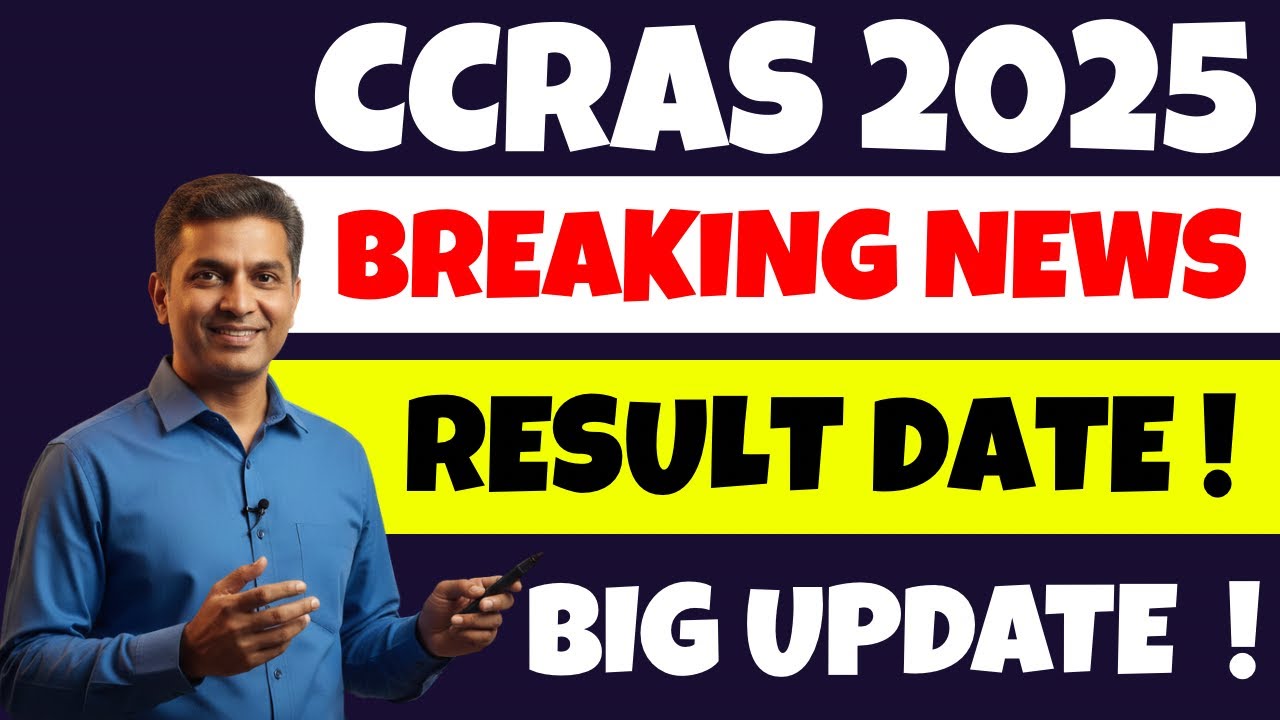 CCRAS Result 2025 🔥 | CCRAS Result Kab Aayega | Merit List, Cut Off, Scorecard Download Link