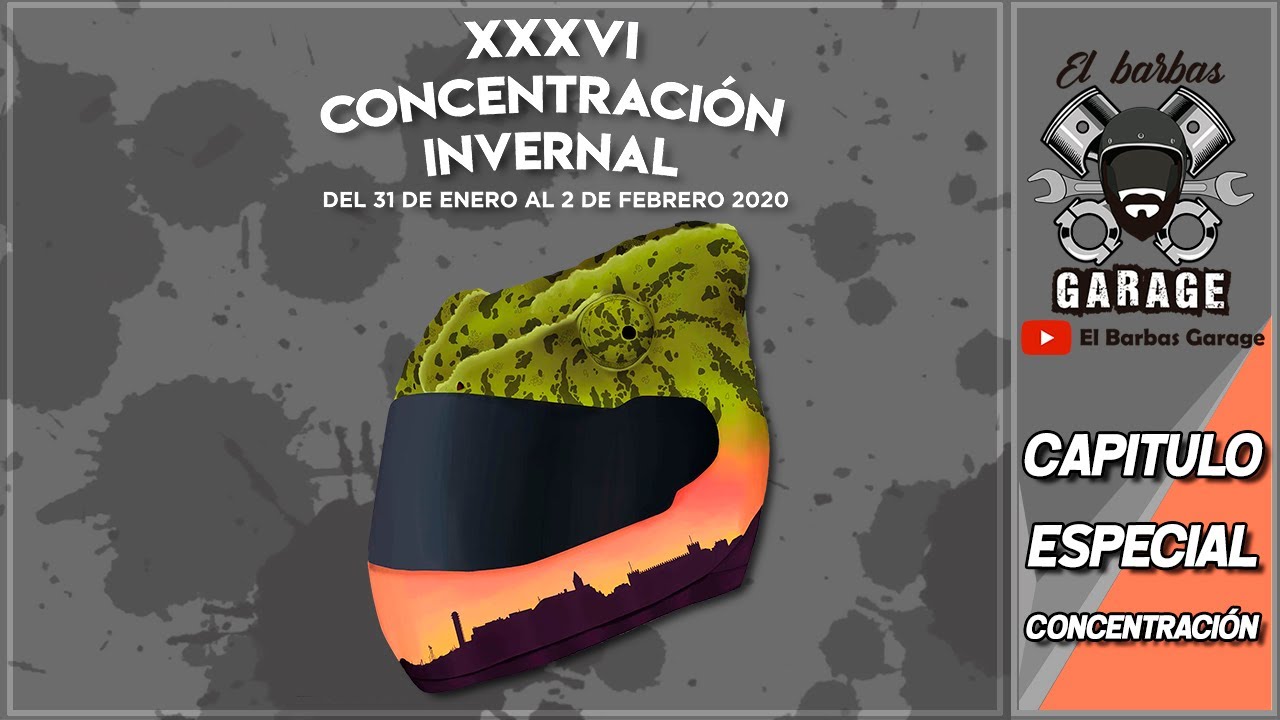 XXXVI CONCENTRACIÓN INVERNAL! El Barbas Garage en la VILLA DE ROTA 2020 | 30.000 MOTOS!!