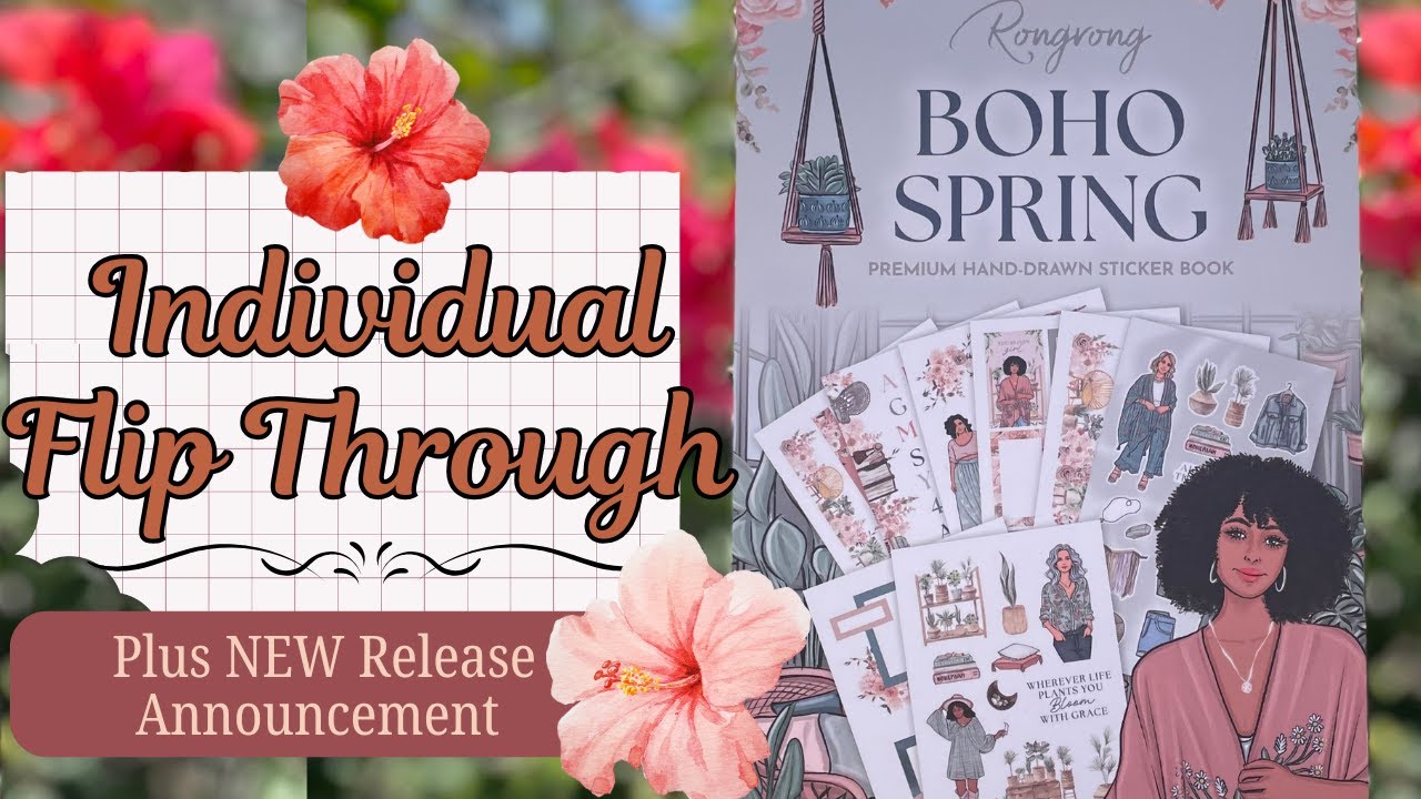 Rongrong Boho Spring Flip Through + NEW Release Announcement