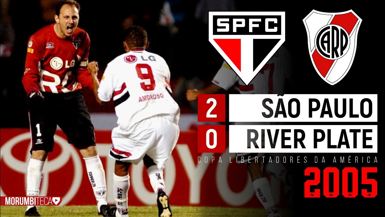 São Paulo 2x0 River Plate - 2005 - GALLARDO E SALAS NÃO RESISTEM A AMOROSO E A PRESSÃO DO MORUMBI!