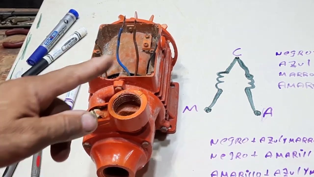 GUIA PRÁCTICA PARA ENCONTRAR MARCHA ARRANQUÉ Y ENTRADA COMÚN (conexión correcta bomba de agua).