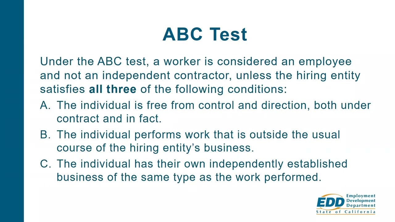AB 5 Motor Carrier Worker Classification Webinar