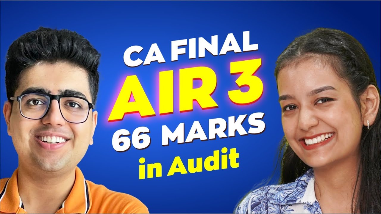 66 Marks in Audit with AIR 3 | CA Final Audit Guidance | CA Shubham Keswani (AIR 8)