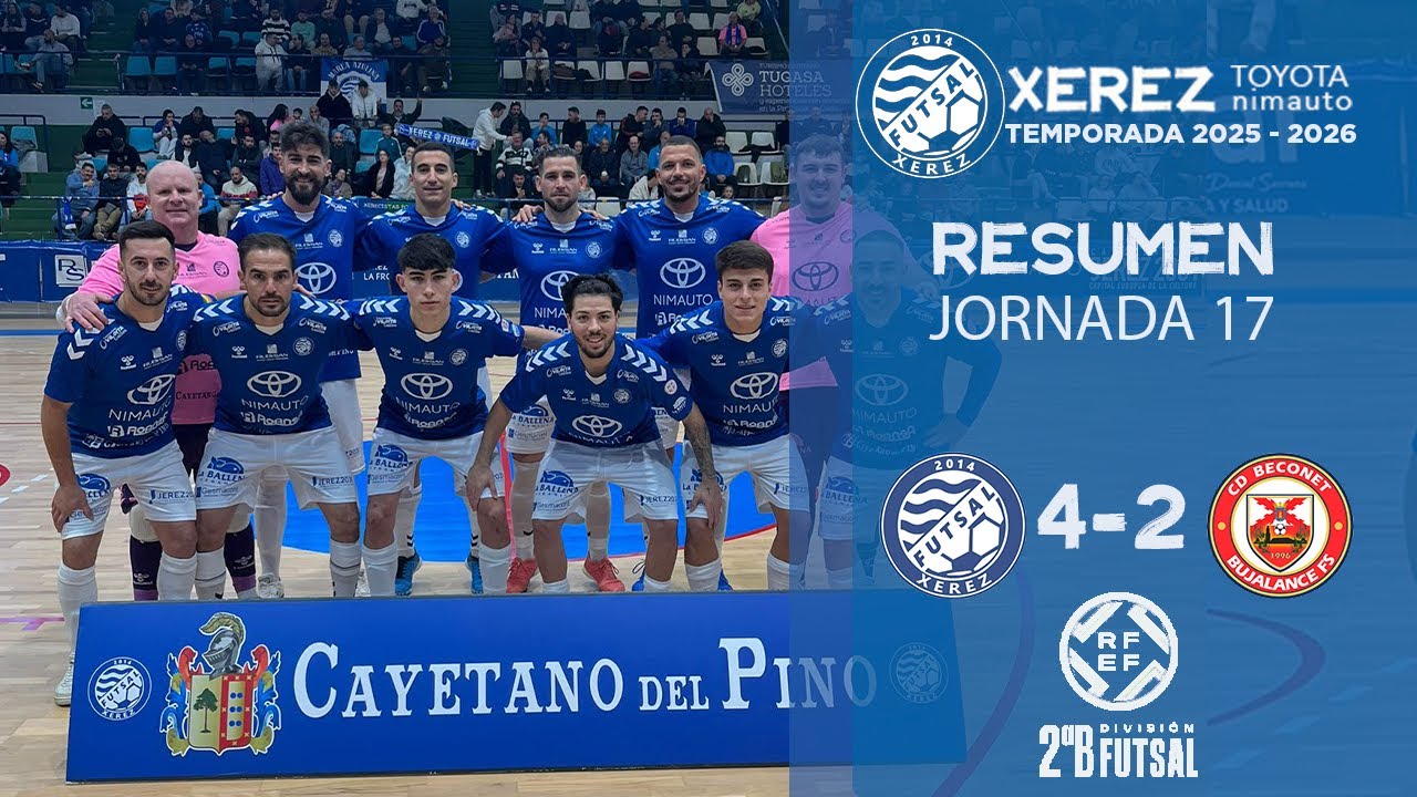 SEGUNDA DIVISIÓN B GRUPO V J.17 | Resumen del Xerez Toyota Nimauto 4-2 CD Bujalance FS Beconet