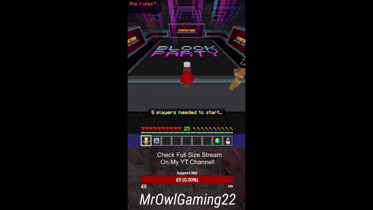 Block Party | Hive | Minecraft Bedrock Multiplayer | No Commentary (Portrait)